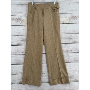 Elevenses Camel Wide Leg Trousers old money style